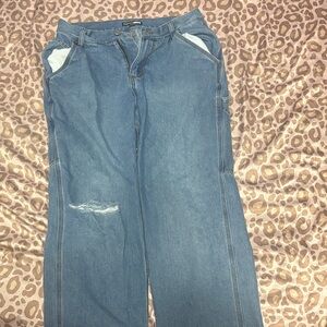Fashion Nova High Rise Blue Jeans